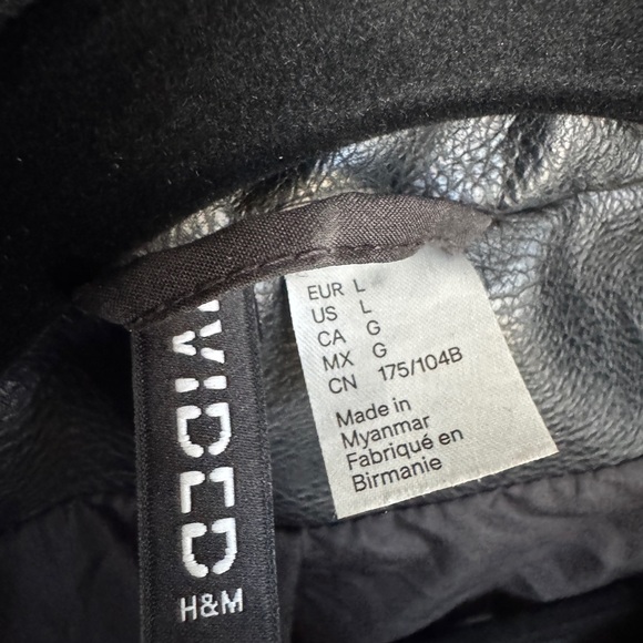 FAUX LEATHER CROPPED JACKET - Picture 7 of 7